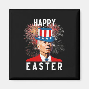 Aimant Joe Biden Heureux Pâques Pour 4 juillet Amusants