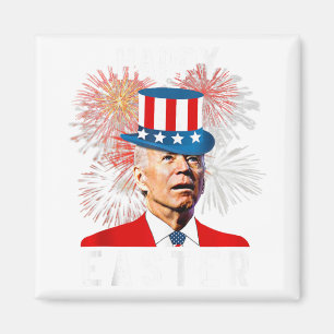 Aimant Joe Biden Joyeuses Pâques Pour Drôle 4 Juillet Cha
