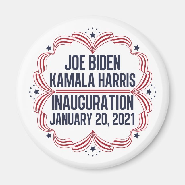 Aimant Joe Biden Kamala Harris Inauguration 2021 (Devant)