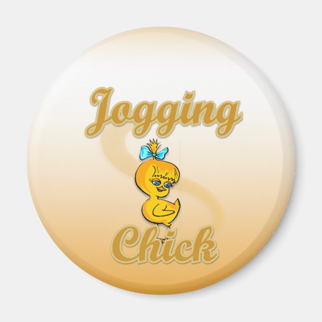 Aimant Jogging Chick (Devant)