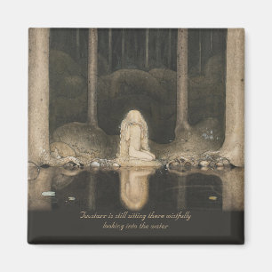 Aimant John Bauer Tuvstarr par le tarn forestier CC1038