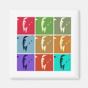 Aimant John F Kennedy Pop Art