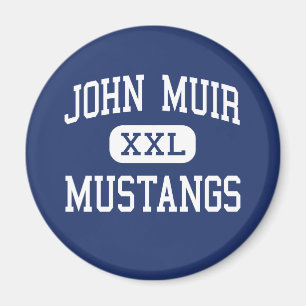 Aimant John Muir - Mustangs - Haute - Pasadena Californie