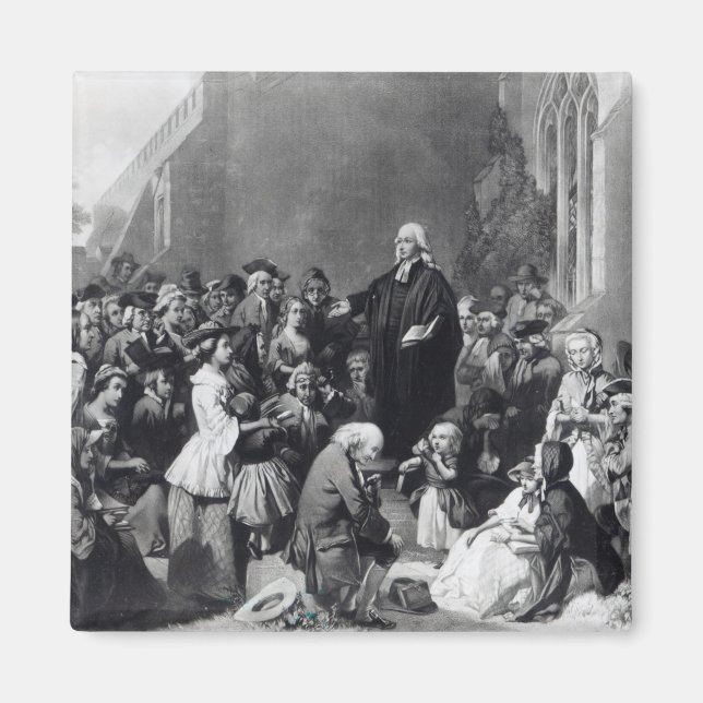 Aimant John Wesley prêche (Devant)