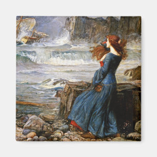 Aimant John William Waterhouse - Miranda - La Tempête