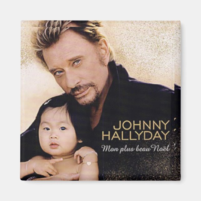 Aimant Johnny Hallyday (Devant)