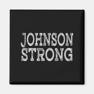 Aimant JOHNSON Forte Équipe Réunion de Famille Équipe Nom