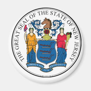 Aimant Joint d'état de New Jersey de NJPI