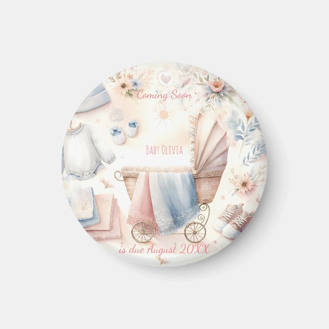 Aimant Joli à venir faire-part Invitation (Devant)