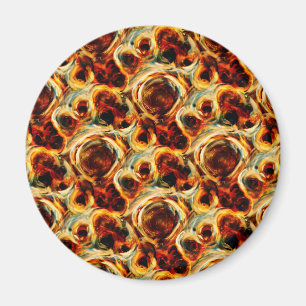 Aimant Joli brun sans soudure motif lancer oreiller lu