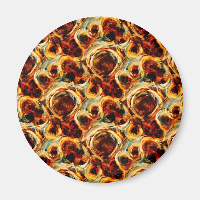 Aimant Joli brun sans soudure motif lancer oreiller lu (Devant)