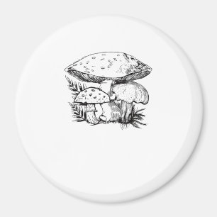 Aimant Joli esthétique Cottagecore Champignon Fungi Gobli