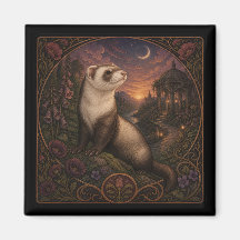 Joli ferret Art Nouveau