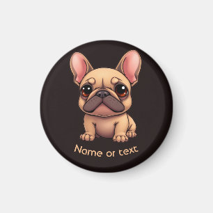 Aimant Joli petit chien animal familier bouledogue frança