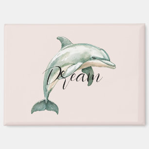 Aimant Joli rêve de dauphin pêche