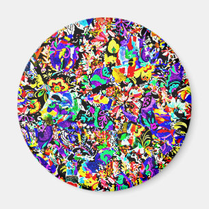 Aimant Joli tableau abstrait peint coque d'air iPad