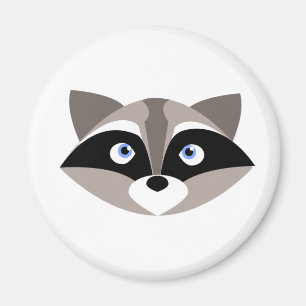 Aimant Jolie face Raccoon