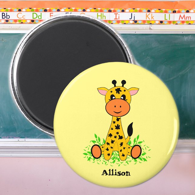 Aimant Jolie petite girafe pour enfants (Créateur téléchargé)