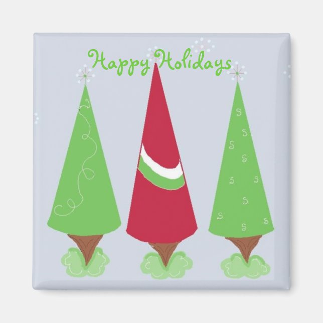 Aimant Jolies arbres (Devant)