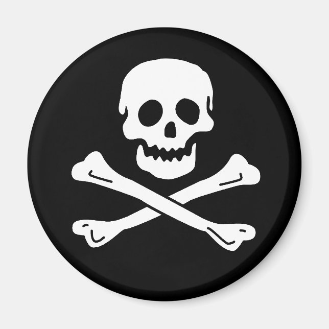 Aimant jolly roger (Devant)