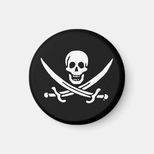 Aimant Jolly roger drapeau de pirate