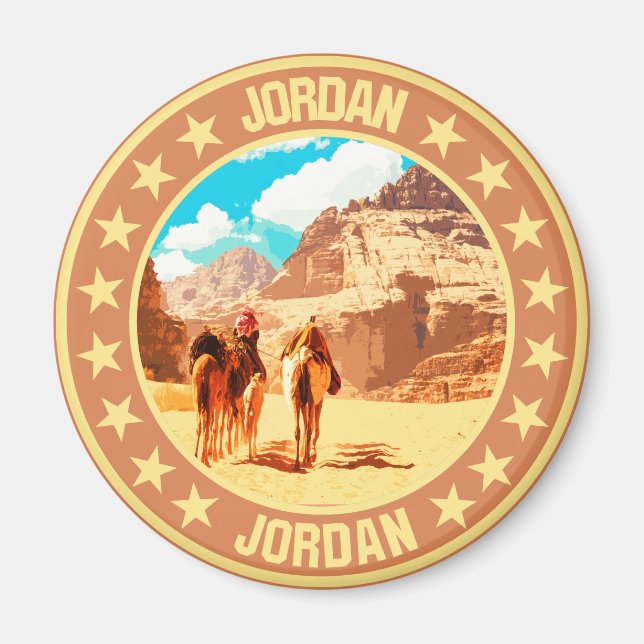 Aimant Jordanie (Devant)