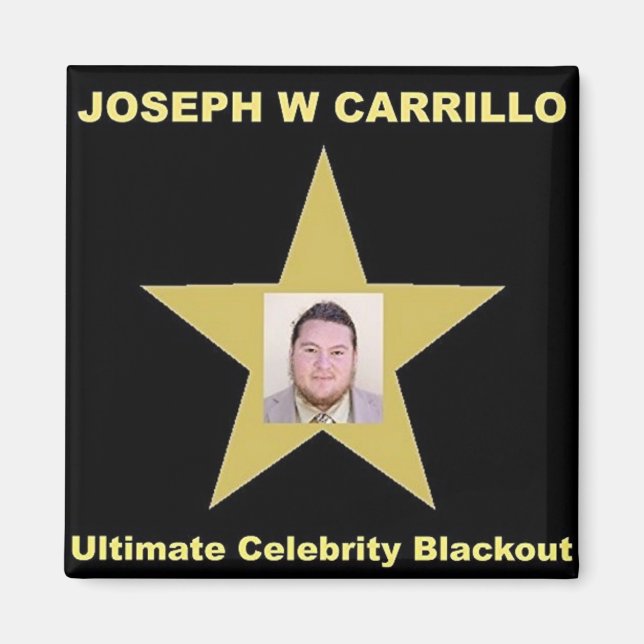 Aimant Joseph Carrillo - Blackout de célébrité ultime (Devant)