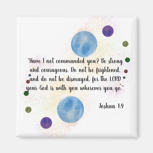 Aimant Joshua 1:9 (Devant)