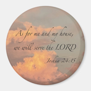 Aimant Joshua 24:15 Quant à moi et... l'aimant