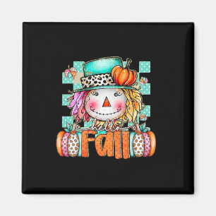 Aimant Jote Scarecrow Citrouille Thanksgiving Halloween H