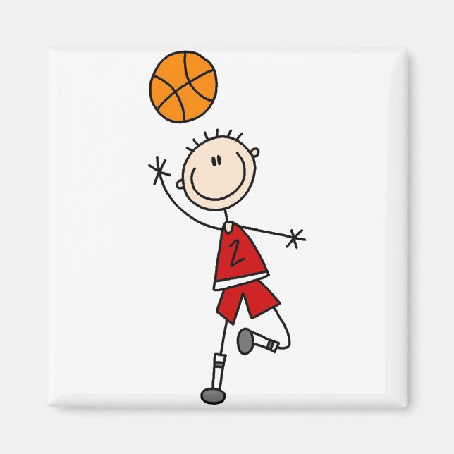 Aimant Jouer à l'aimant de basket-ball (Devant)