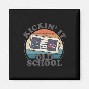 Aimant Jouer à l'ancienne école Rétro 80s Jeu vidéo Jeux 
