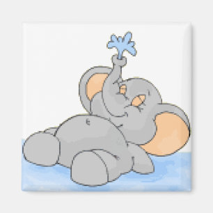 Aimant Jouer dans l'eau