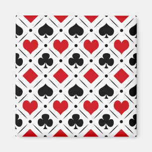 Aimant Jouer des symboles de cartes