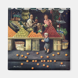 Aimant Jouet et oranges
