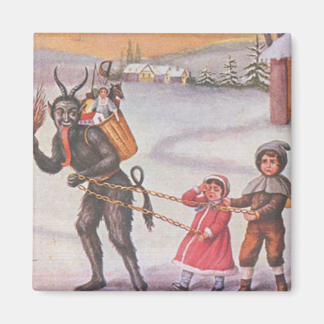 Aimant Jouets volants Krampus et enfants (Devant)