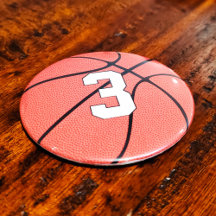 Joueur de basket Nombre personnalisé ou Initiales 