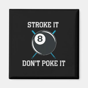 Aimant Joueur de billard de billard Snooker Drôle Stroke 