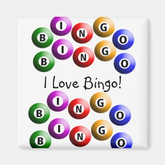 Aimant Joueur de Bingo "I Love Bingo"