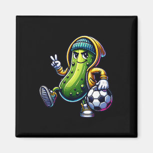 Aimant Joueur de football Urn Pickle Vibes de dessin anim