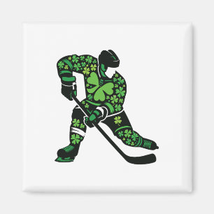 Aimant Joueur de hockey de la Saint-Patrick - Esprit Sham