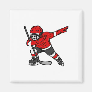 Aimant Joueur de hockey sur glace Dabbing Sports Athlète