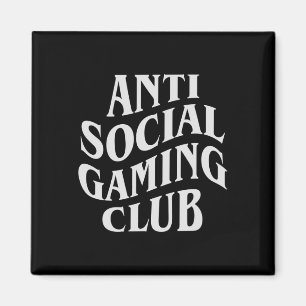 Aimant Joueur de jeu vidéo drôle du club de jeu social 