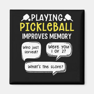 Aimant Joueur de Pickleball de sport amusant
