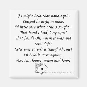 Aimant "Joueur de poker"