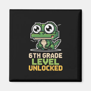 Aimant Joueur de sixième année Lézard Level Up Education