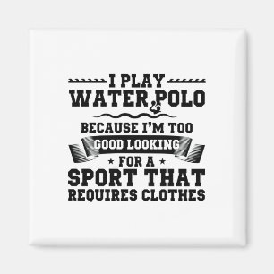 Aimant Joueur du Water Polo  Cadeaux de formateurs d'équ