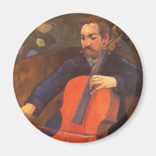 Aimant Joueur Schneklud Portrait par Paul Gauguin