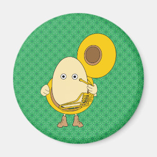 Aimant Joueur Tuba Egghead