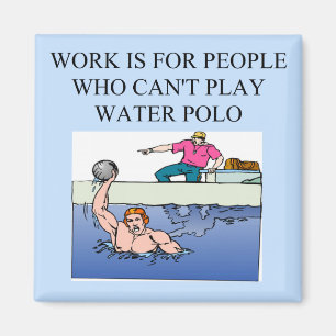 Aimant joueurs de polo d'eau